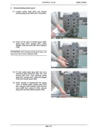 Photo 8 - New Holland E265C E305C Service Manual Crawler Excavator 47357333A