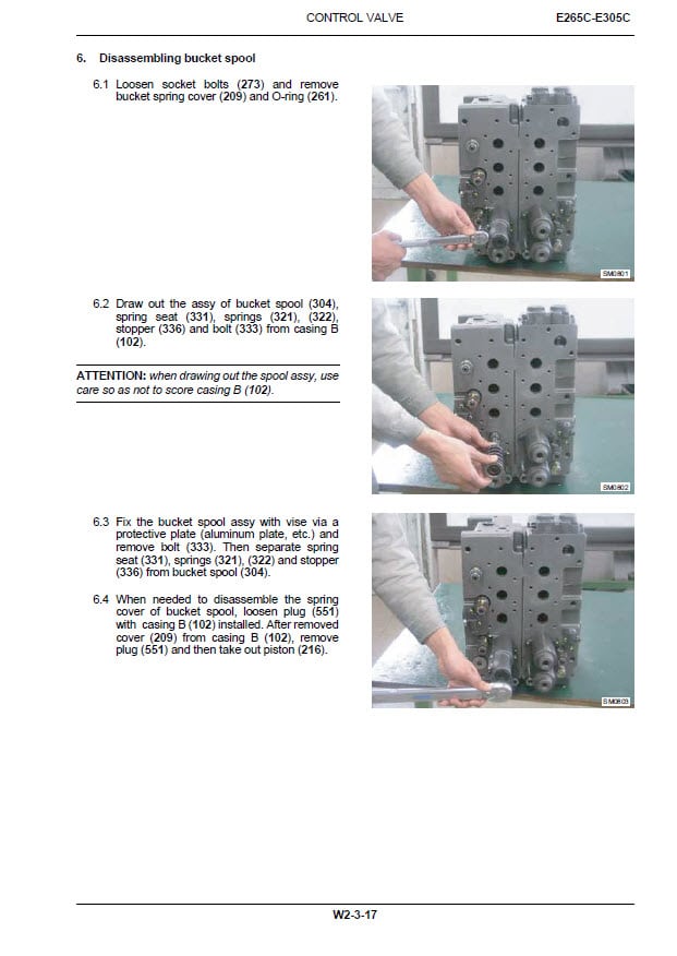 Photo 1 - New Holland E265C E305C Service Manual Crawler Excavator 47357333A