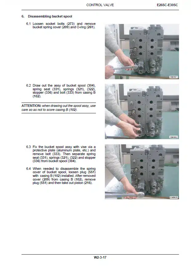 Photo 1 - New Holland E265C E305C Service Manual Crawler Excavator 47357333A