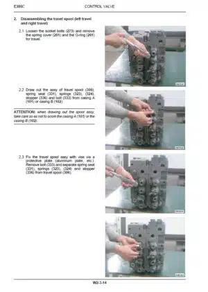 Photo 4 - New Holland E385C Service Manual Crawler Excavator 47374920A