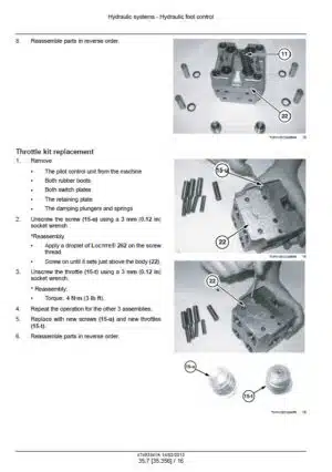 Photo 12 - New Holland E485C Service Manual Crawler Excavator 47483341A