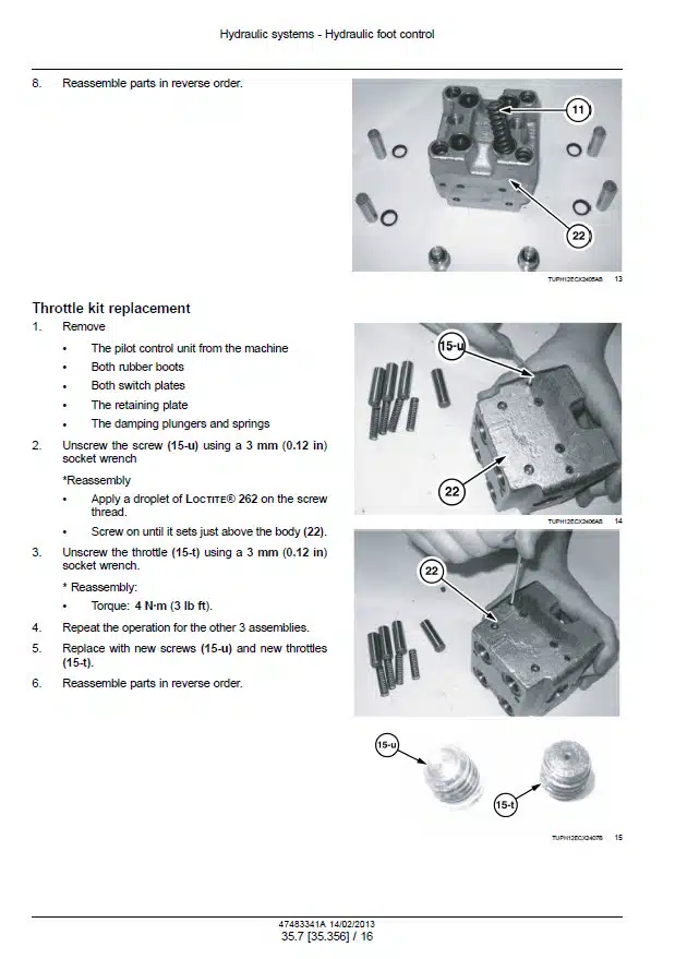 Photo 1 - New Holland E485C Service Manual Crawler Excavator 47483341A