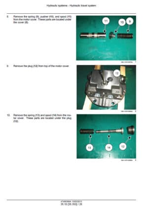 Photo 7 - New Holland EH160 Service Manual Crawler Excavator 6-75770NA