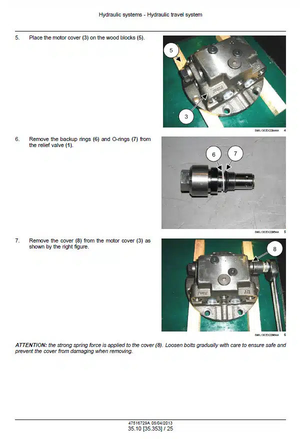 Photo 1 - New Holland E85CMSR Service Manual Midi Excavator 47516729A
