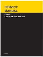 Photo 5 - New Holland EH130 Service Manual Crawler Excavator 6-75760NA
