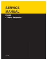 Photo 5 - New Holland EH160 Service Manual Crawler Excavator 6-75770NA