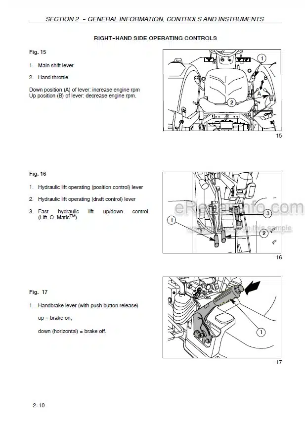 Photo 1 - New Holland F480 Operators Manual Tractor 84409819