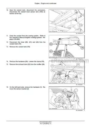 Photo 2 - New Holland FR450 FR500 FR600 FR700 FR850 Service Manual Forage Harvester