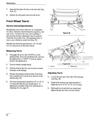 Photo 7 - New Holland GT18 Operators Manual Garden Tractor 42682100