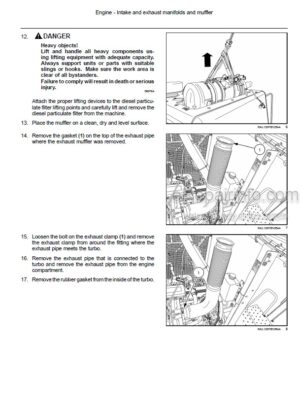 Photo 7 - New Holland L213 L216 Service Manual Skid Steer Loader 47712044