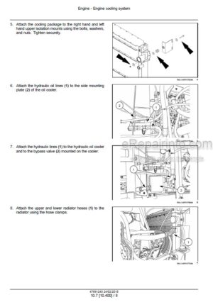 Photo 8 - New Holland EH130 Service Manual Crawler Excavator 6-75760NA