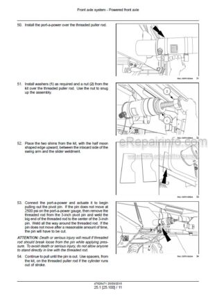 Photo 8 - New Holland EH160 Service Manual Crawler Excavator 6-75770NA