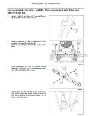 Photo 8 - New Holland E140CSR Service Manual Crawler Excavator 47381457A