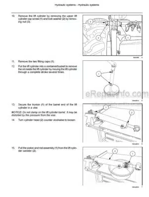 Photo 1 - New Holland H8060 H8080 Service Manual Self-Propelled Windrower 47487696