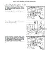 Photo 2 - New Holland H9870 H9880 Service Manual Bale Wagon 47918070