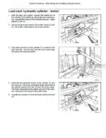 Photo 2 - New Holland H9870 H9880 Service Manual Bale Wagon 47918070