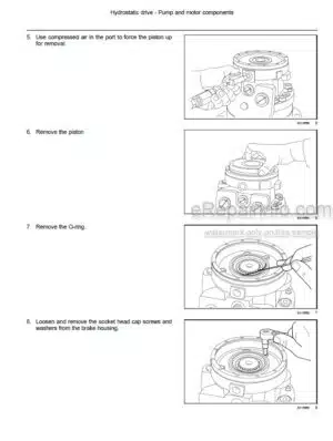 Photo 12 - New Holland L213 L216 Service Manual Skid Steer Loader 47712044