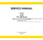 Photo 4 - New Holland L218 L220 Service Manual Skid Steer Loader 47711684