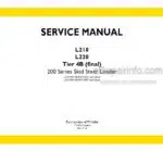 Photo 4 - New Holland L218 L220 Service Manual Skid Steer Loader 47711684