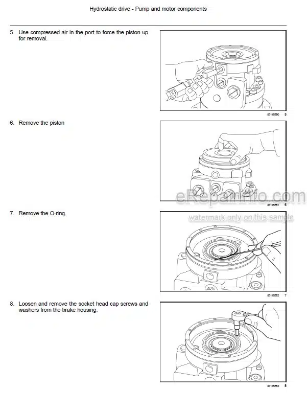 Photo 1 - New Holland L218 L220 Service Manual Skid Steer Loader 47711684