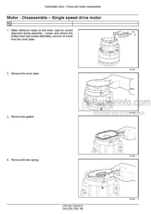 Photo 7 - New Holland LM6.32 LM6.35 LM7.35 LM7.42 LM9.35 Tier4 Service Manual Telescopic Handler 47632315B