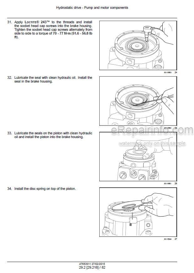 Photo 1 - New Holland L221 L228 C227 C232 Tier 4B (final) and Stage IV Service Manual Skid Steer And Compact Track Loader 47683911