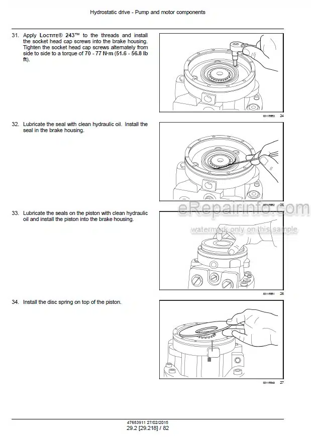 Photo 1 - New Holland L221 L228 C227 C232 Tier 4B (final) and Stage IV Service Manual Skid Steer And Compact Track Loader 47683911