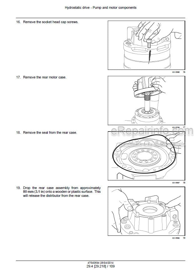 Photo 1 - New Holland L223 L225 L230 C232 C238 Service Manual Skid Steer And Compact Track Loader 47540694