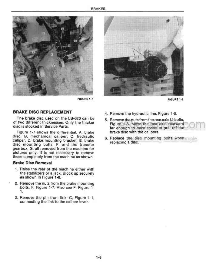 Photo 1 - New Holland LB620 Service Manual Loader Backhoe 40062010