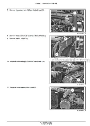 Photo 8 - New Holland 5500 6500 7500 Service Manual Tractor 47899740