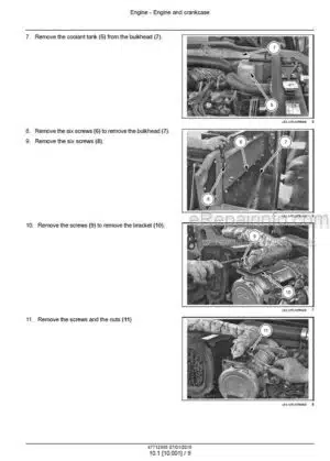 Photo 8 - New Holland LM5.25 LM6.28 Tier 4 Service Manual Telescopic Handler