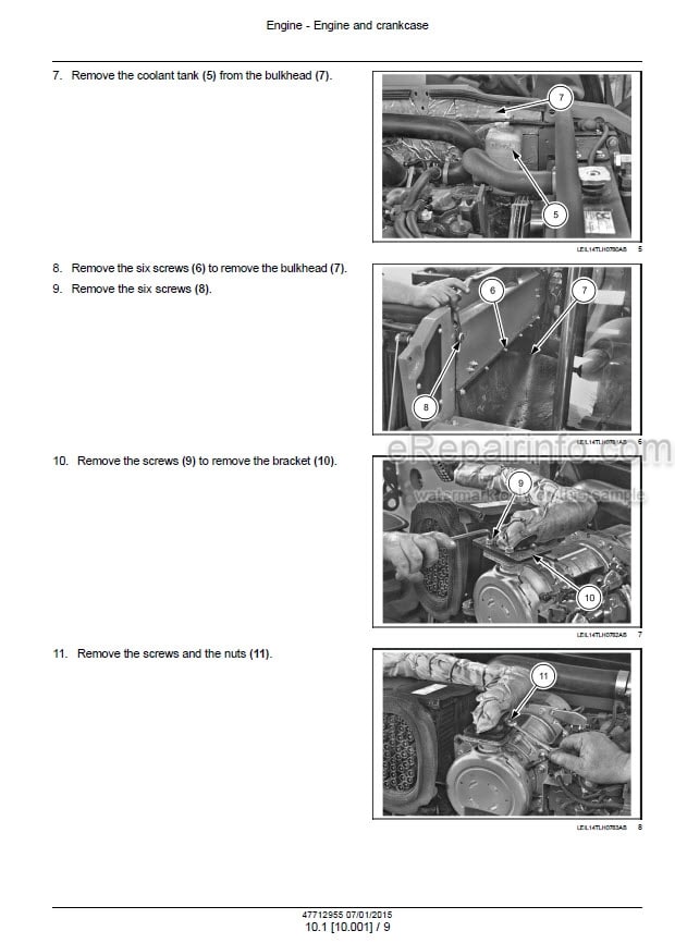 Photo 1 - New Holland LM5.25 LM6.28 Tier 4 Service Manual Telescopic Handler