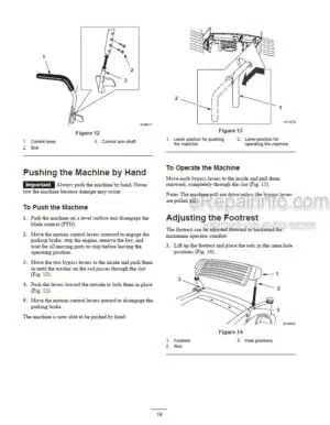 Photo 4 - New Holland MZ14H MZ16H Operators Manual Riding Mower 87040099