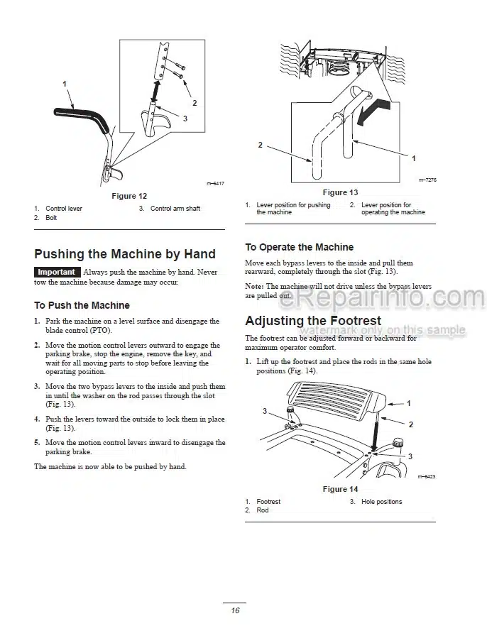 Photo 1 - New Holland MZ14H MZ16H Operators Manual Riding Mower 87040099