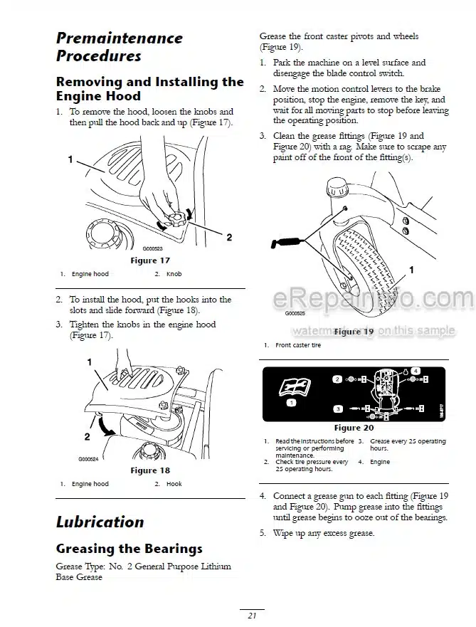 Photo 1 - New Holland MZ14H MZ16H Operators Manual Riding Mower 87369084