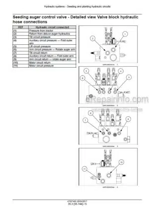 Photo 8 - New Holland L35 L775 L778 L779 Service Manual Skid Steer Loader 40003531