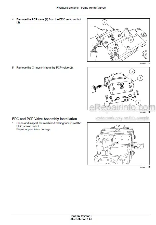 Photo 1 - New Holland Speedrower 200 Speedrower 240 Service Manual Self-Propelled Windrower 47698329