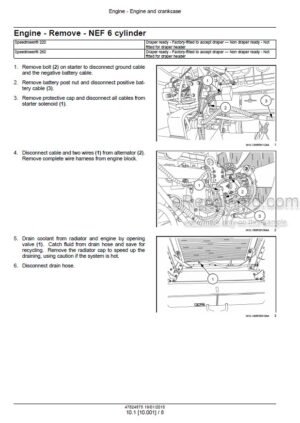 Photo 6 - New Holland 8010 9010 Operators Manual Tractor 48134653