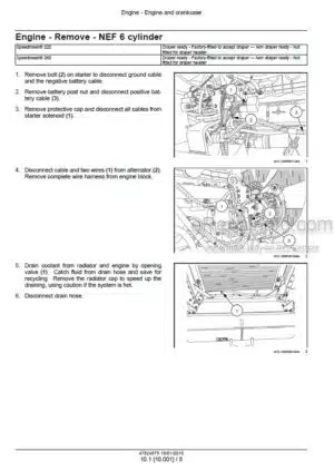 Photo 6 - New Holland 8010 9010 Operators Manual Tractor 48134653