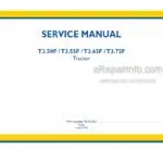 Photo 4 - New Holland T3.50F T3.55F T3.65F T3.75F Service Manual Tractor 47763567