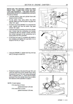 Photo 4 - New Holland T3.50F T3.55F T3.65F T3.75F Service Manual Tractor 47763567