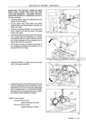 Photo 7 - New Holland MY16 Operators Manual Yard Tractor 87040089