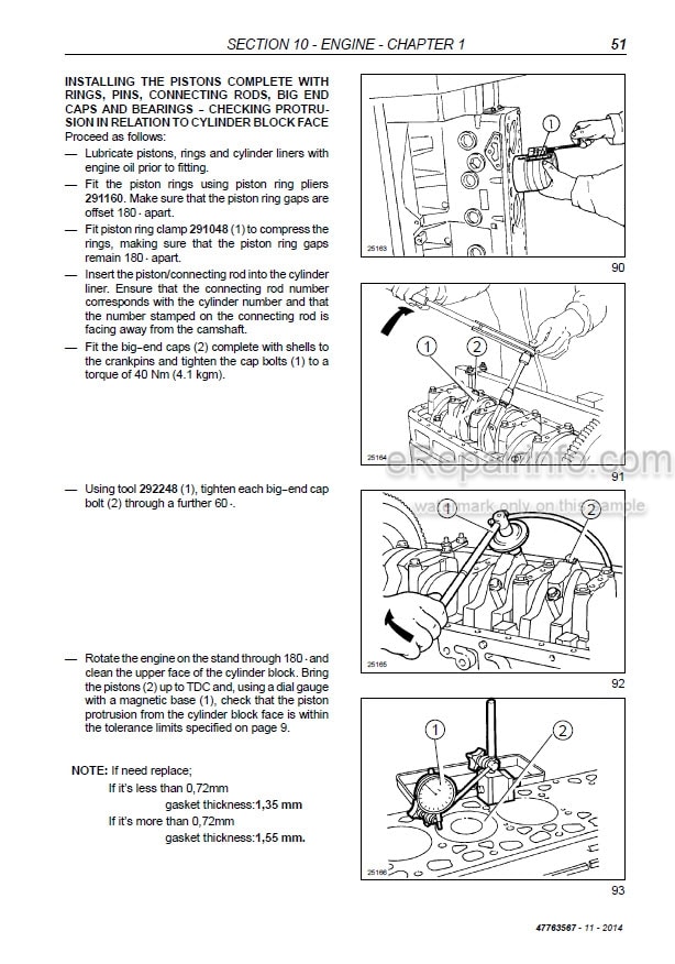 Photo 1 - New Holland T3.50F T3.55F T3.65F T3.75F Service Manual Tractor 47763567