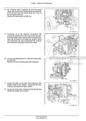 Photo 7 - New Holland T4.55 T4.65 T4.75 Tier 4B (final) Power Star Service Manual Tractor 47772169