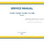 Photo 4 - New Holland T4.75F T4.85F T4.95F T4.105F Service Manual Tractor 47888361