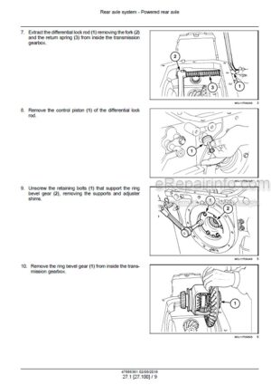 Photo 8 - New Holland EH35 Service Manual Compact Excavator 6-75740NA