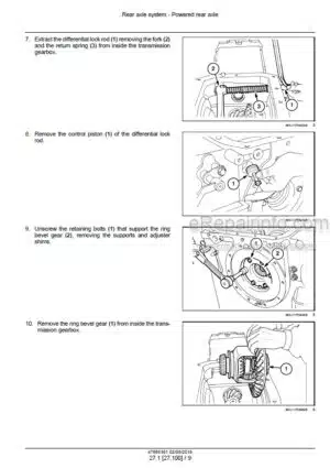 Photo 2 - New Holland T4.75F T4.85F T4.95F T4.105F Service Manual Tractor 47888361