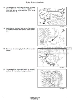 Photo 8 - New Holland L213 L216 Service Manual Skid Steer Loader 47712044