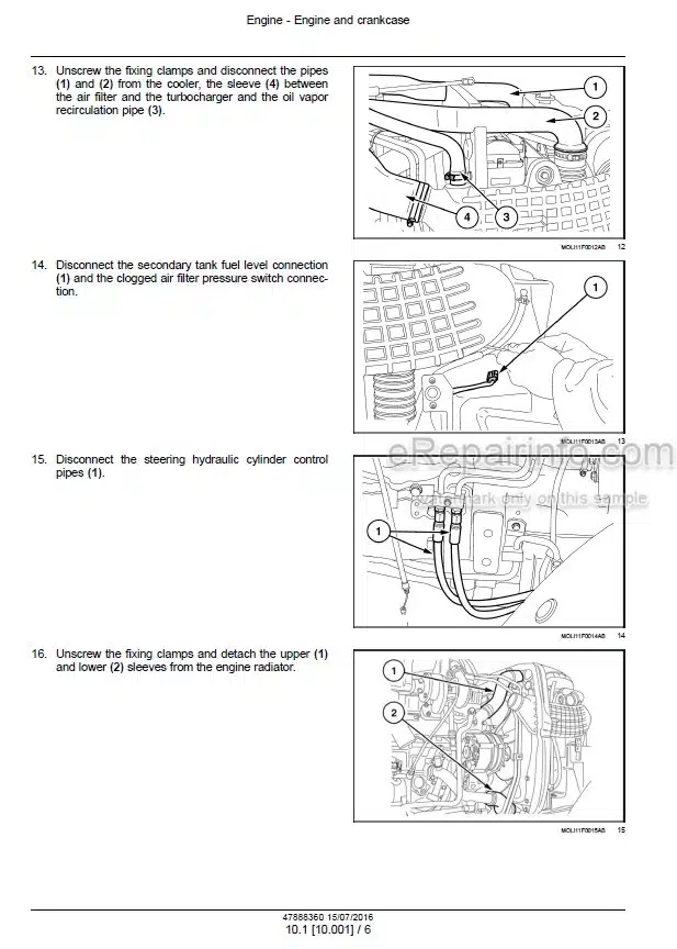 Photo 1 - New Holland T4.75F T4.85F T4.95F T4.105F T4.75LP T4.85LP T4.95LP T4.105LP Service Manual Tractor 47888360