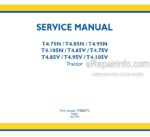 Photo 4 - New Holland T4.75N T4.85N T4.95N T4.105N T4.65V T4.75V T4.85V T4.95V T4.105V Service Manual Tractor 47888373